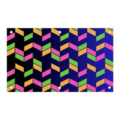 Background Pattern Geometric Pink Yellow Green Banner And Sign 5  X 3 