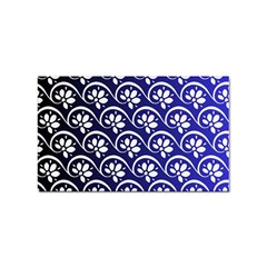 Pattern Floral Flowers Leaves Botanical Sticker Rectangular (10 Pack)