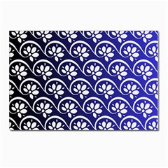 Pattern Floral Flowers Leaves Botanical Postcard 4 x 6  (pkg Of 10)