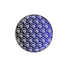 Pattern Floral Flowers Leaves Botanical Hat Clip Ball Marker (4 Pack) by Maspions