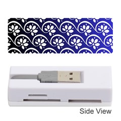 Pattern Floral Flowers Leaves Botanical Memory Card Reader (stick) by Maspions