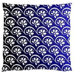 Pattern Floral Flowers Leaves Botanical Large Cushion Case (one Side)