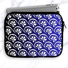 Pattern Floral Flowers Leaves Botanical Apple Ipad 2/3/4 Zipper Cases by Maspions