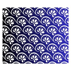 Pattern Floral Flowers Leaves Botanical Two Sides Premium Plush Fleece Blanket (kids Size) by Maspions