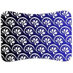 Pattern Floral Flowers Leaves Botanical Velour Seat Head Rest Cushion