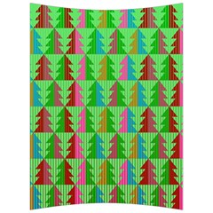 Trees Pattern Retro Pink Red Yellow Holidays Advent Christmas Back Support Cushion