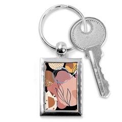 Abstract Boho Bohemian Style Retro Vintage Key Chain (rectangle) by Proyonanggan