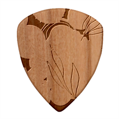 Abstract Boho Bohemian Style Retro Vintage Wood Guitar Pick (set Of 10) by Proyonanggan