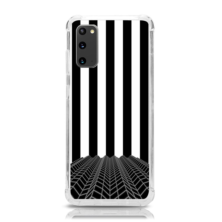 Stripes Geometric Pattern Digital Art Art Abstract Abstract Art Samsung Galaxy S20 6.2 Inch TPU UV Case