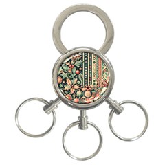 Winter Snow Holidays 3-ring Key Chain by Bedest