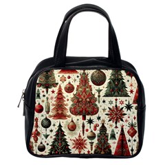 Christmas Decoration Classic Handbag (one Side)