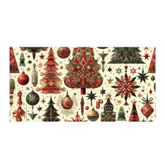 Christmas Decoration Satin Wrap 35  X 70  by Bedest