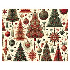 Christmas Decoration Premium Plush Fleece Blanket (medium)