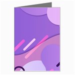 Colorful Labstract Wallpaper Theme Greeting Card Left