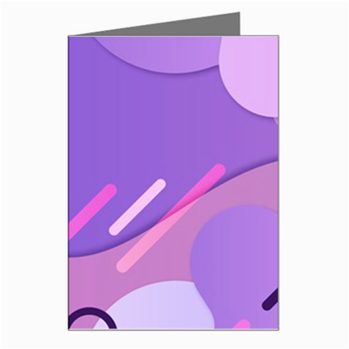 Colorful Labstract Wallpaper Theme Greeting Card