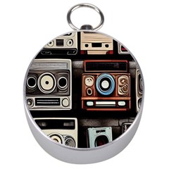 Retro Cameras Old Vintage Antique Technology Wallpaper Retrospective Silver Compasses by Grandong