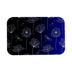 Pattern Floral Leaves Botanical White Flowers Open Lid Metal Box (silver)   by Maspions