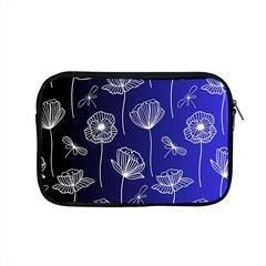 Pattern Floral Leaves Botanical White Flowers Apple Macbook Pro 15  Zipper Case