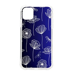 Pattern Floral Leaves Botanical White Flowers Iphone 11 Tpu Uv Print Case by Maspions