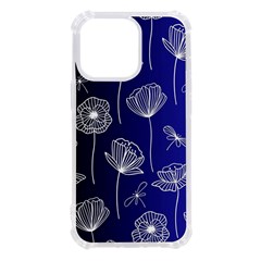 Pattern Floral Leaves Botanical White Flowers Iphone 13 Pro Tpu Uv Print Case by Maspions