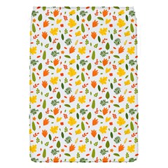 Background Pattern Flowers Leaves Autumn Fall Colorful Leaves Foliage Removable Flap Cover (s)