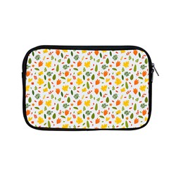 Background Pattern Flowers Leaves Autumn Fall Colorful Leaves Foliage Apple Macbook Pro 13  Zipper Case