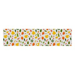 Background Pattern Flowers Leaves Autumn Fall Colorful Leaves Foliage Banner And Sign 4  X 1  by Maspions