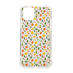 Background Pattern Flowers Leaves Autumn Fall Colorful Leaves Foliage Iphone 11 Pro 5 8 Inch Tpu Uv Print Case