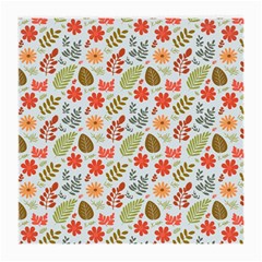 Background Pattern Flowers Design Leaves Autumn Daisy Fall Medium Glasses Cloth