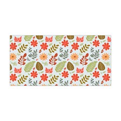 Background Pattern Flowers Design Leaves Autumn Daisy Fall Yoga Headband