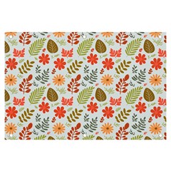 Background Pattern Flowers Design Leaves Autumn Daisy Fall Banner And Sign 6  X 4 