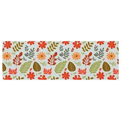 Background Pattern Flowers Design Leaves Autumn Daisy Fall Banner And Sign 9  X 3 