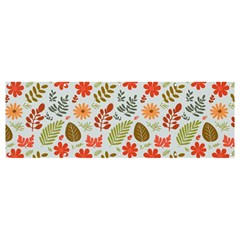 Background Pattern Flowers Design Leaves Autumn Daisy Fall Banner And Sign 12  X 4 