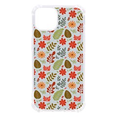 Background Pattern Flowers Design Leaves Autumn Daisy Fall Iphone 13 Tpu Uv Print Case by Maspions