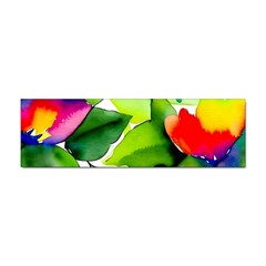 Watercolor Flowers Leaves Foliage Nature Floral Spring Sticker Bumper (10 Pack)