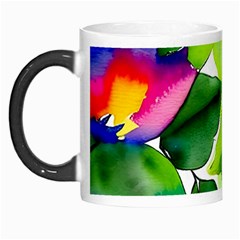 Watercolor Flowers Leaves Foliage Nature Floral Spring Morph Mug by Maspions