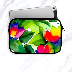 Watercolor Flowers Leaves Foliage Nature Floral Spring Apple Ipad Mini Zipper Cases by Maspions