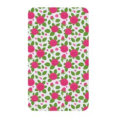 Flowers Leaves Roses Pattern Floral Nature Background Memory Card Reader (rectangular)