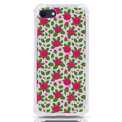 Flowers Leaves Roses Pattern Floral Nature Background Iphone Se