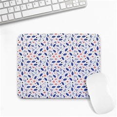 Background Pattern Floral Leaves Flowers Small Mousepad