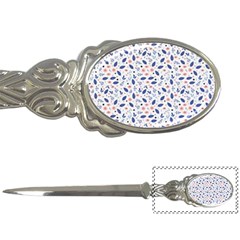 Background Pattern Floral Leaves Flowers Letter Opener