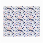 Background Pattern Floral Leaves Flowers Small Glasses Cloth Front