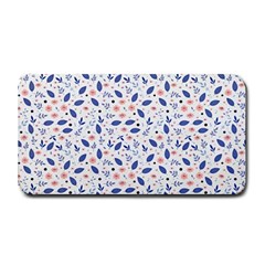 Background Pattern Floral Leaves Flowers Medium Bar Mat