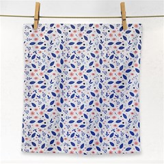 Background Pattern Floral Leaves Flowers Face Towel