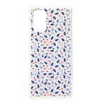 Background Pattern Floral Leaves Flowers Samsung Galaxy Note 20 TPU UV Case Front