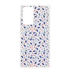 Background Pattern Floral Leaves Flowers Samsung Galaxy Note 20 Ultra Tpu Uv Case