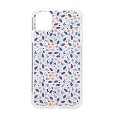 Background Pattern Floral Leaves Flowers Iphone 11 Tpu Uv Print Case