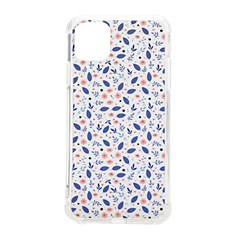 Background Pattern Floral Leaves Flowers Iphone 11 Pro Max 6 5 Inch Tpu Uv Print Case