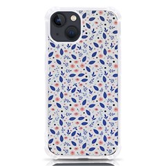 Background Pattern Floral Leaves Flowers Iphone 13 Tpu Uv Print Case