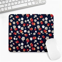 Flowers Pattern Floral Antique Floral Nature Flower Graphic Large Mousepad by Maspions